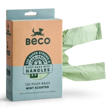 Beco Környezetbarát Füles zacskó, Menta illatú, 120 db